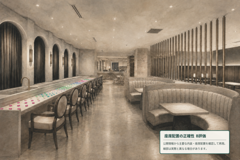 LOUANGE TOKYO Le Châteauの水彩風店内イメージ