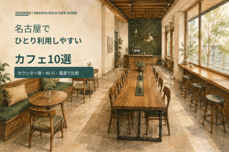 名古屋でひとり利用しやすいカフェ10選
